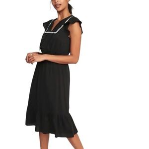 Old Navy Black Midi Dress